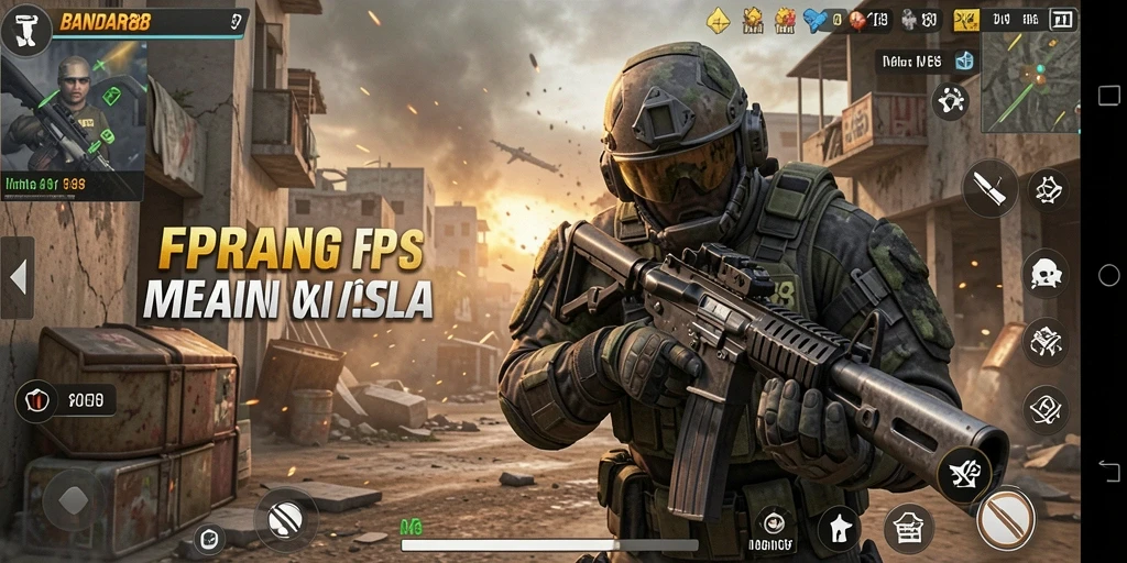 Gameplay intens dengan aksi tembak-menembak yang menegangkan.