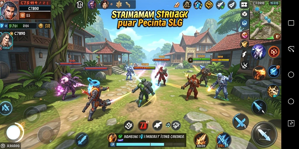 Tangkapan layar dari gameplay C7890 yang intens dan strategis.