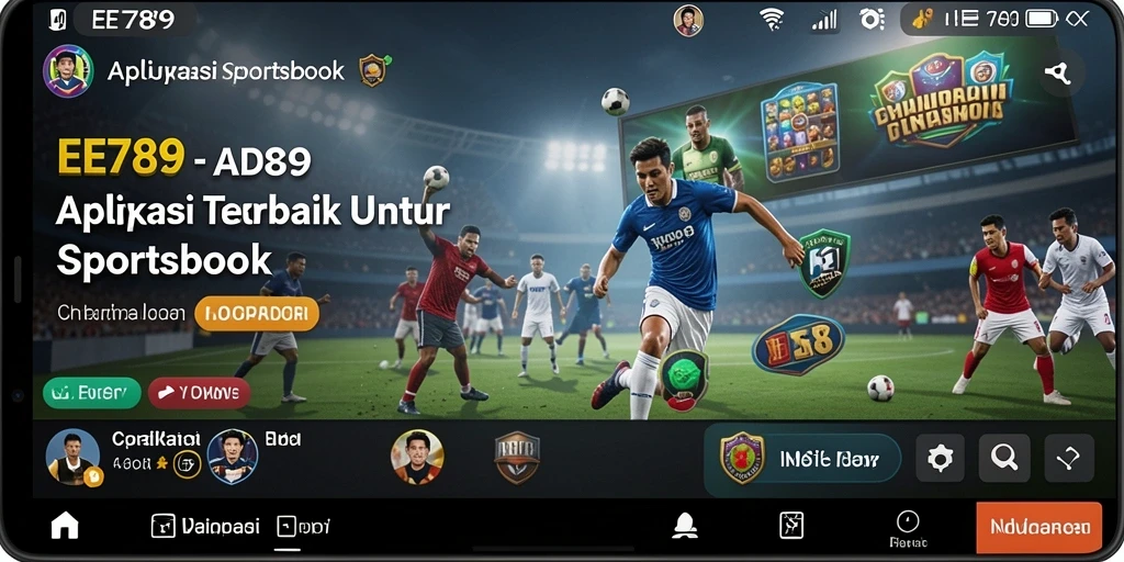 Tampilan menawan dari gameplay taruhan olahraga di EE789.