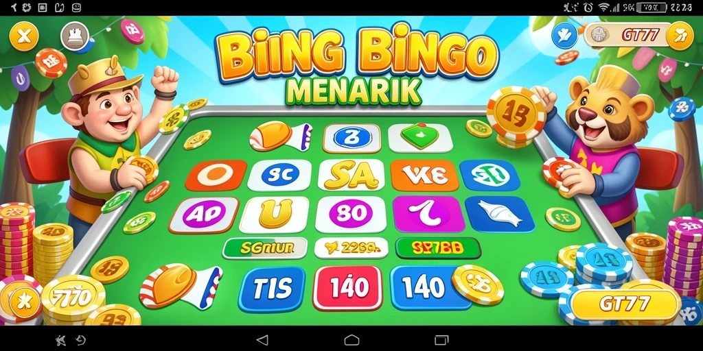 Tampilan gameplay Bingo yang seru di GT777.