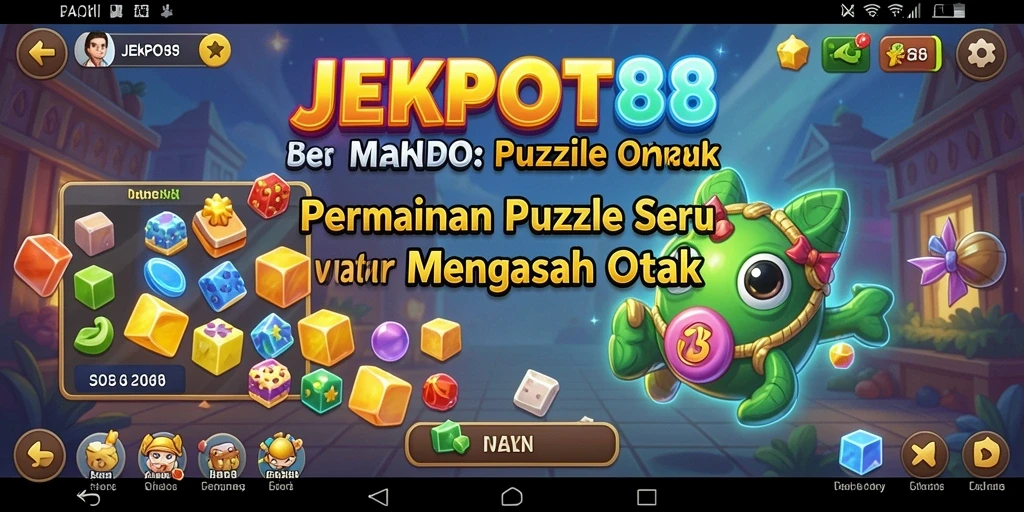 Tampilan gameplay menarik di JEKPOT88 yang menantang otak.