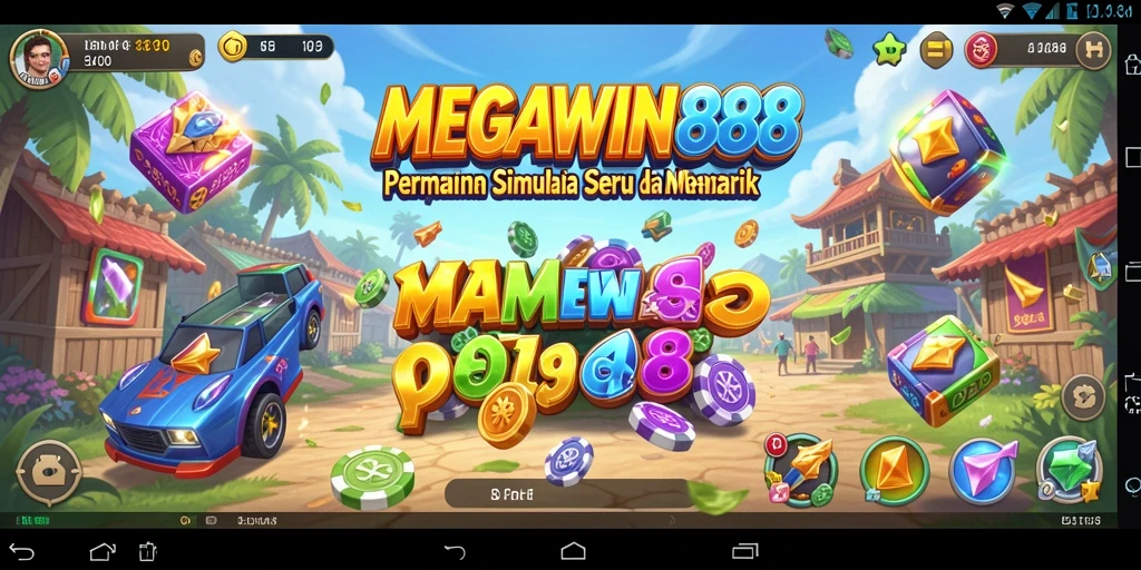 Tampilan gameplay seru dan menantang di MEGAWIN888.