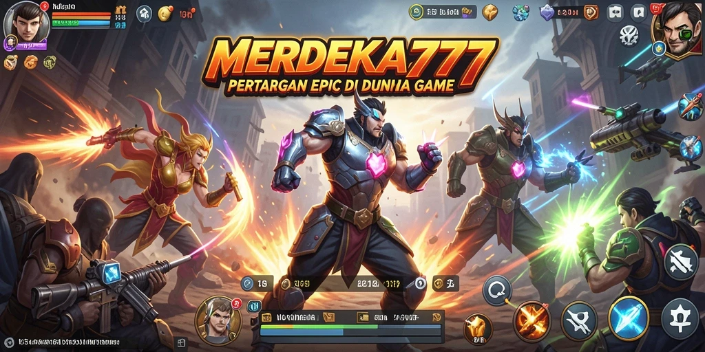Tampilan gameplay MERDEKA777 yang menegangkan dan penuh aksi.