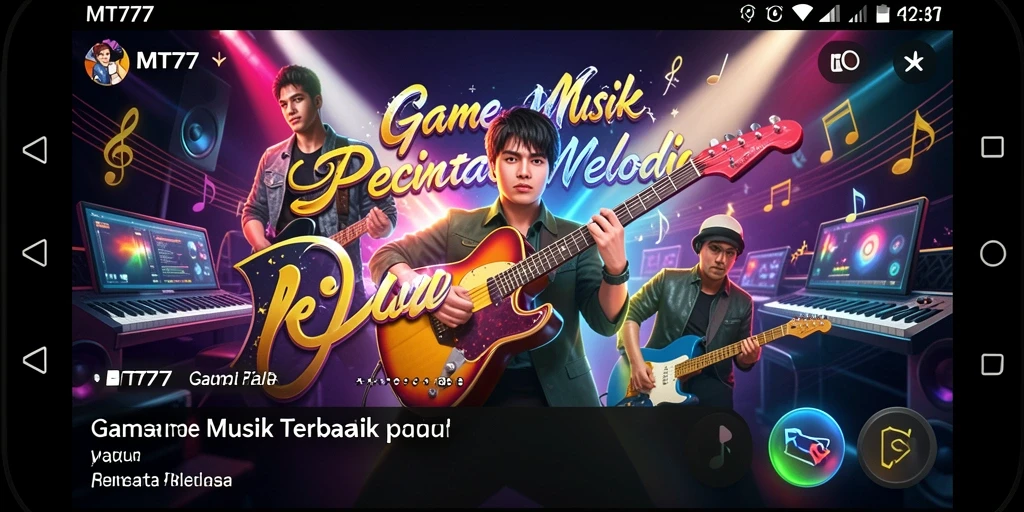 Tampilan gameplay MT777 yang mengasyikkan dengan alunan musik.