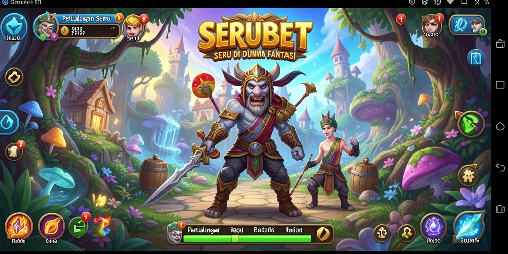 Screenshot SERUBET menampilkan aksi seru di dunia petualangan yang menakjubkan.