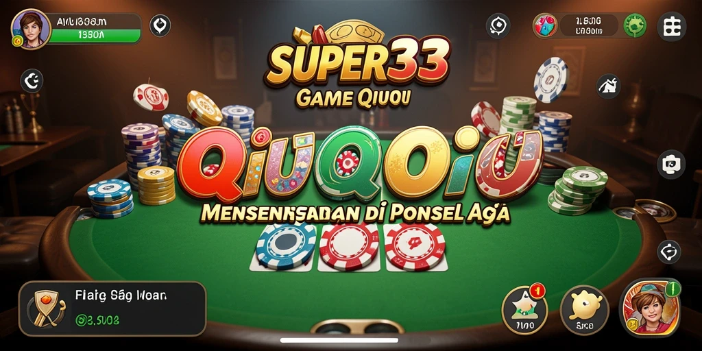 Tampilan menarik dari gameplay QiuQiu SUPER33.